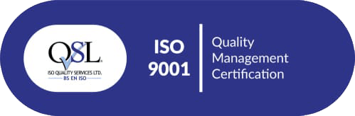 QSL ISO 9001 Quality Management Certification badge