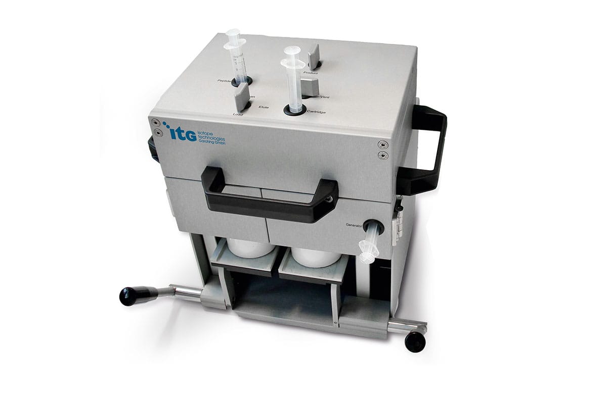 ITG isotope technologies portable radiopharmacy labelling device